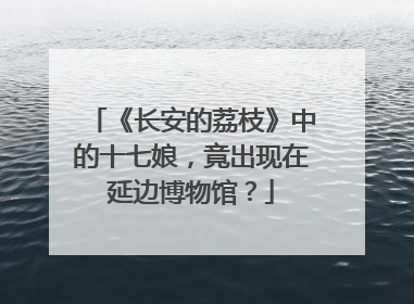 《长安的荔枝》中的十七娘，竟出现在延边博物馆？