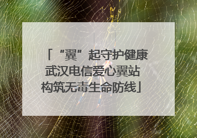 “翼”起守护健康 武汉电信爱心翼站构筑无毒生命防线
