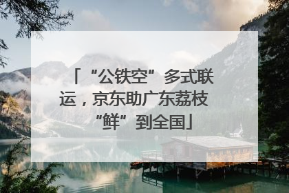 “公铁空”多式联运，京东助广东荔枝“鲜”到全国