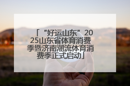 “好运山东”2025山东省体育消费季暨济南潮流体育消费季正式启动