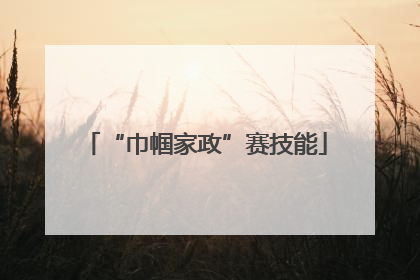 “巾帼家政”赛技能