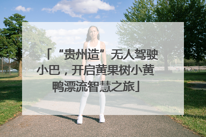 “贵州造”无人驾驶小巴，开启黄果树小黄鸭漂流智慧之旅