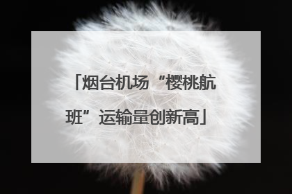烟台机场“樱桃航班”运输量创新高