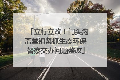 立行立改！门头沟斋堂镇紧抓生态环保督察交办问题整改