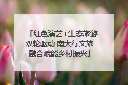 红色演艺+生态旅游双轮驱动 南太行文旅融合赋能乡村振兴