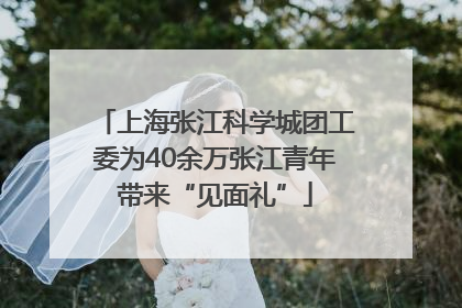 上海张江科学城团工委为40余万张江青年带来“见面礼”