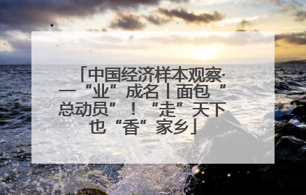 中国经济样本观察·一“业”成名丨面包“总动员”！“走”天下也“香”家乡