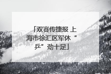 双赛传捷报 上海市徐汇区军休“乒”劲十足