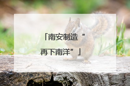 南安制造“再下南洋”