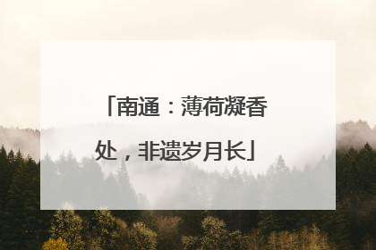 南通：薄荷凝香处，非遗岁月长