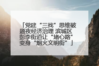 党建“三找”思维破题夜经济治理 滨城区彭李街道让“堵心路”变身“烟火文明街”