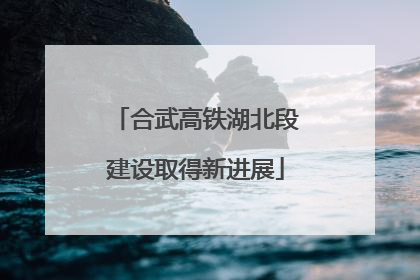 合武高铁湖北段建设取得新进展