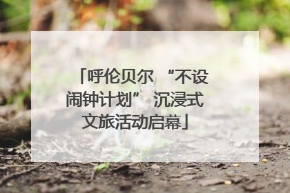 呼伦贝尔 “不设闹钟计划” 沉浸式文旅活动启幕