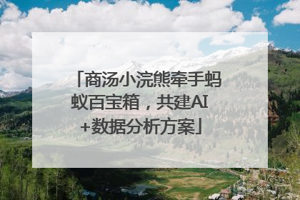 商汤小浣熊牵手蚂蚁百宝箱，共建AI+数据分析方案