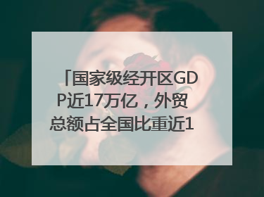 国家级经开区GDP近17万亿，外贸总额占全国比重近1/4｜数读中国