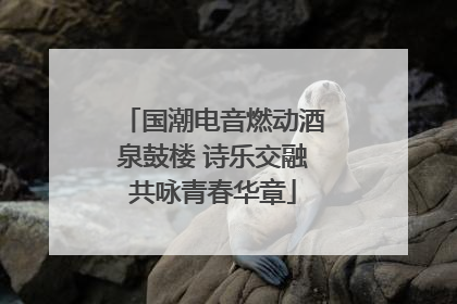 国潮电音燃动酒泉鼓楼 诗乐交融共咏青春华章