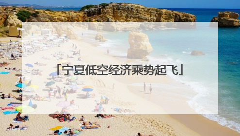 宁夏低空经济乘势起飞