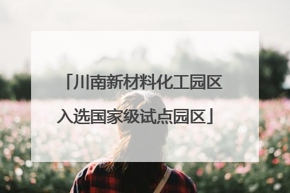 川南新材料化工园区入选国家级试点园区