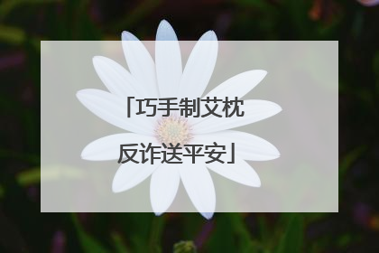 巧手制艾枕 反诈送平安