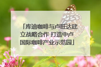 库迪咖啡与卢旺达建立战略合作 打造中卢国际咖啡产业示范园