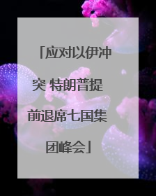 应对以伊冲突 特朗普提前退席七国集团峰会
