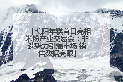 弋阳年糕首日亮相米粉产业交易会：非遗魅力引爆市场 销售数据亮眼