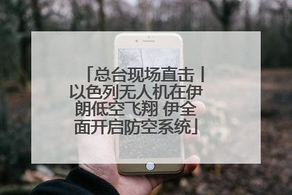 总台现场直击丨以色列无人机在伊朗低空飞翔 伊全面开启防空系统