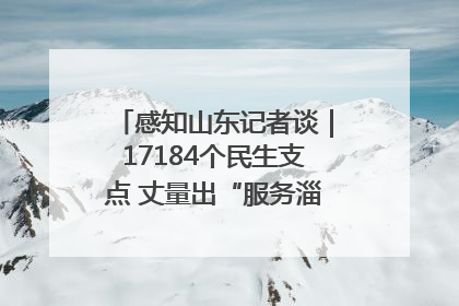 感知山东记者谈｜17184个民生支点 丈量出“服务淄博”的文明温度