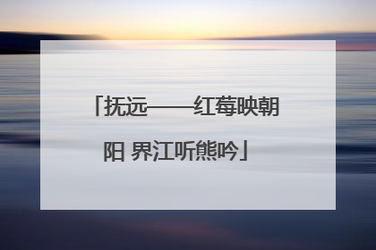 抚远——红莓映朝阳 界江听熊吟