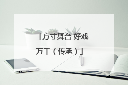 方寸舞台 好戏万千（传承）