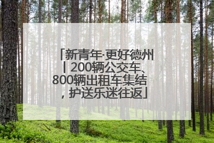 新青年·更好德州丨200辆公交车、800辆出租车集结，护送乐迷往返