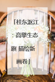 桂东沤江：高擎生态旗 描绘新画卷