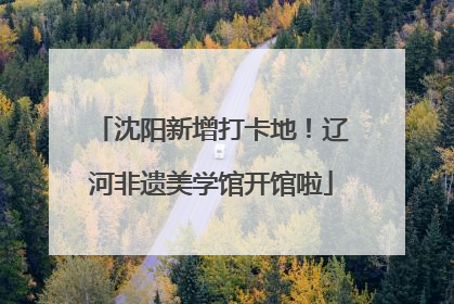 沈阳新增打卡地！辽河非遗美学馆开馆啦