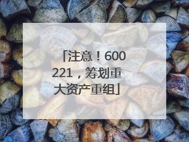 注意！600221，筹划重大资产重组