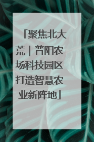 聚焦北大荒｜普阳农场科技园区打造智慧农业新阵地