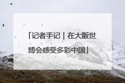 记者手记｜在大阪世博会感受多彩中国