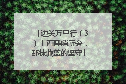 边关万里行（3）丨西陲哨所旁，那抹藏蓝的坚守
