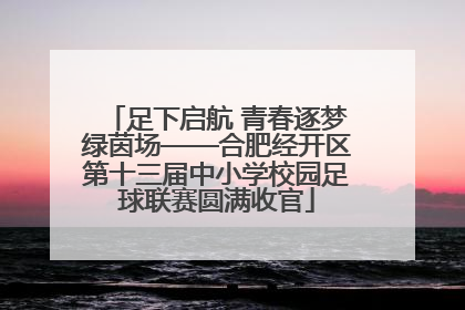 足下启航 青春逐梦绿茵场——合肥经开区第十三届中小学校园足球联赛圆满收官