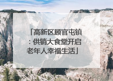 高新区顾官屯镇：供销大食堂开启老年人幸福生活