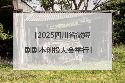 2025四川省微短剧剧本创投大会举行