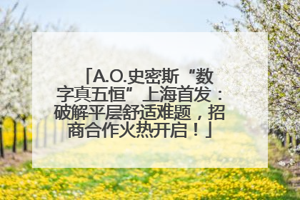 A.O.史密斯“数字真五恒”上海首发：破解平层舒适难题，招商合作火热开启！