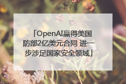 OpenAI赢得美国防部2亿美元合同 进一步涉足国家安全领域